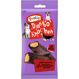 FROLIC™ Django Knochen Beutel für mittelgroße Hunde mit Rind, 2 Stück image