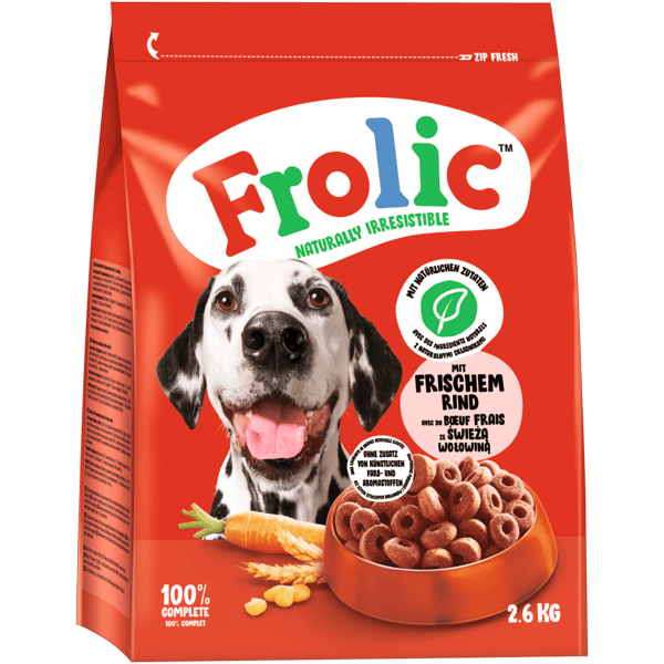 FROLIC™ Trockenfutter mit Rind, 2,6kg image 1