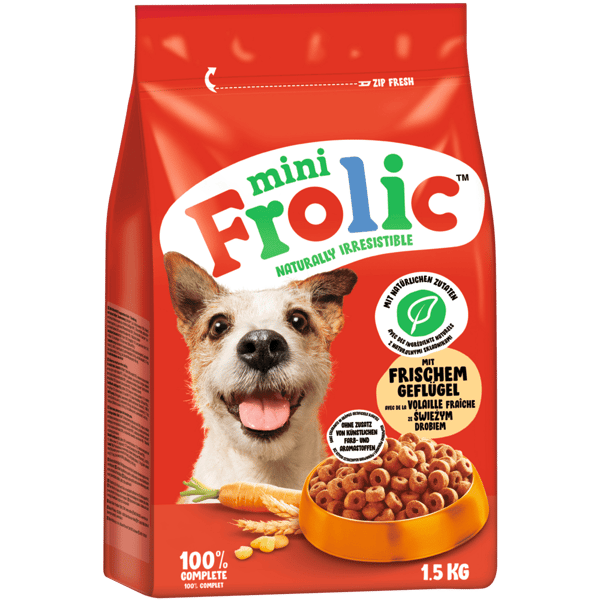 FROLIC™ Trockenfutter Mini mit Geflügel, 1,5kg image 1