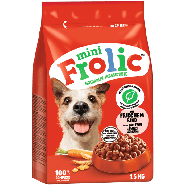 FROLIC™ Trockenfutter Mini mit Rind, 1,5kg image 1